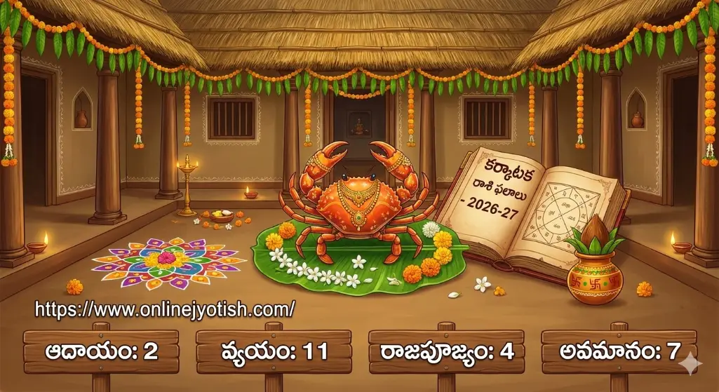 పరాభవ నామ సంవత్సర కర్కాటక రాశి ఫలాలు 